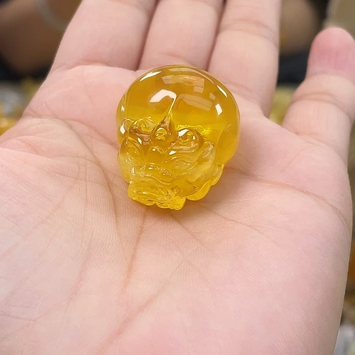 琥珀未镶嵌珠宝奇石琥珀h33