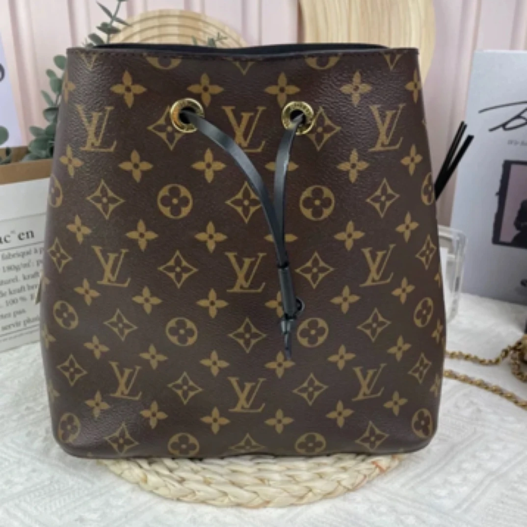 95新 LouisVuitton/路易威登 LV老花黑水桶 25090091-01