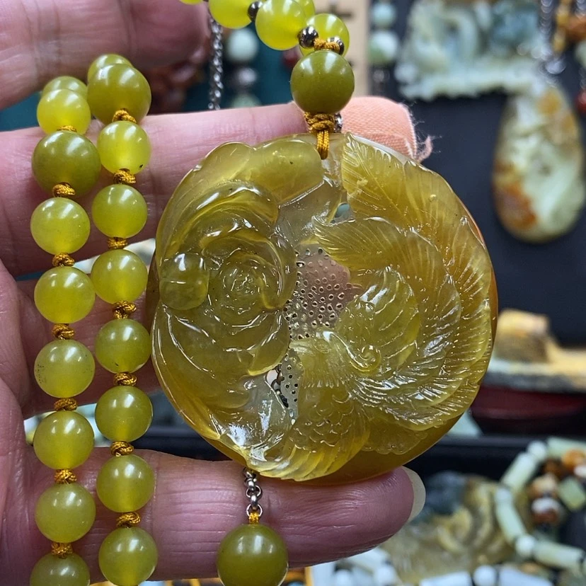 【闪购商品】蛇纹石玉吊坠未镶嵌