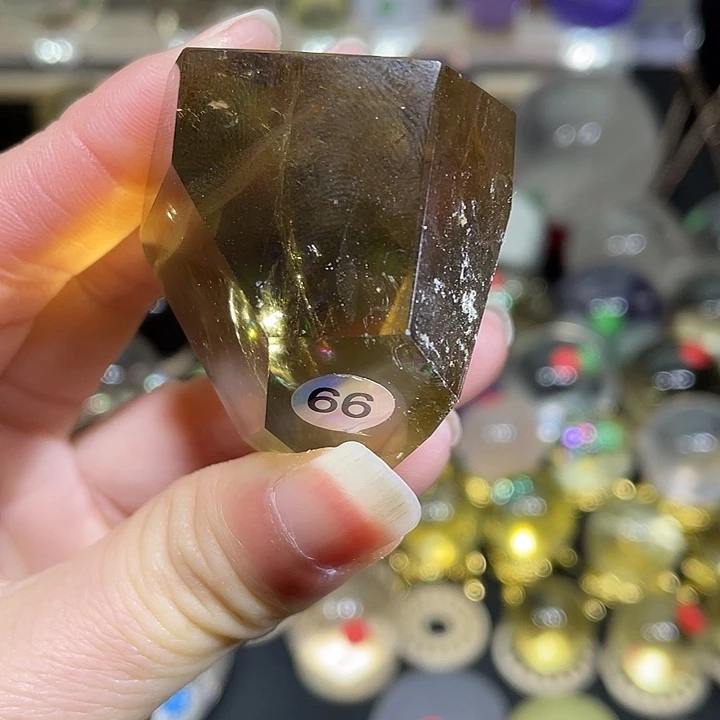 水晶珠宝半成品未镶嵌爆彩