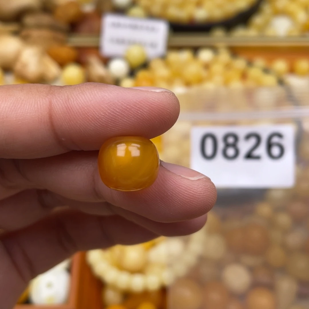 琥珀珠宝奇石未镶嵌13 粉