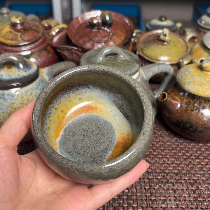 茶杯紫砂压手福气160