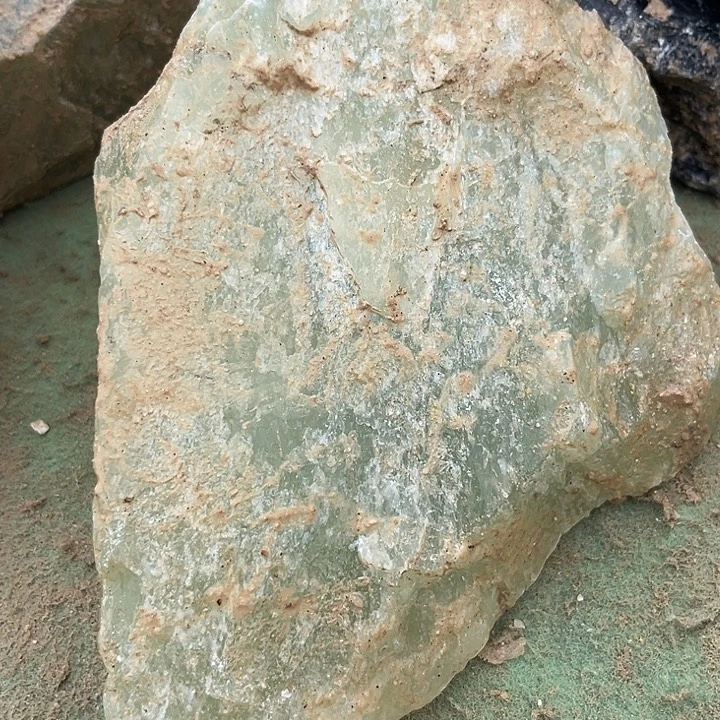 笼***构蛇纹石玉未镶嵌天然岫玉多样性发一