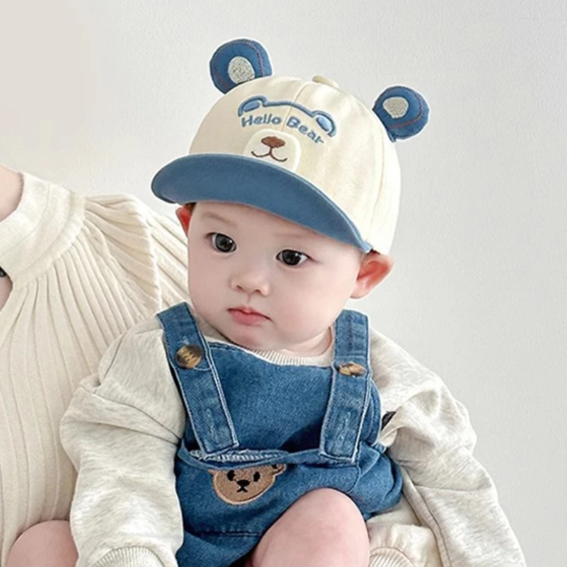 婴儿帽子春秋季宝宝鸭舌帽可爱超萌婴幼儿男女儿童遮阳防晒棒球帽