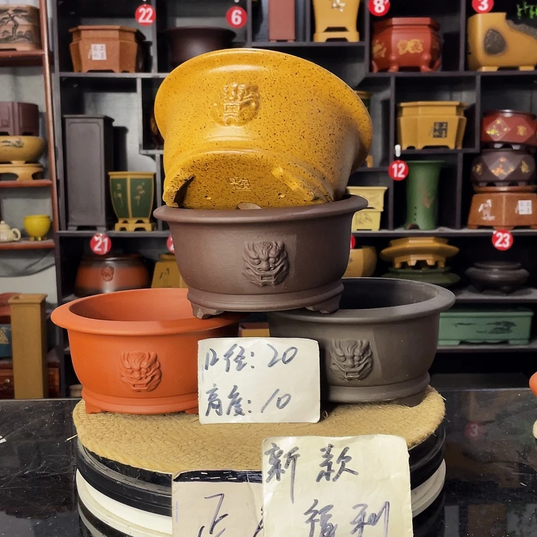 D-盆尚好紫砂花盆