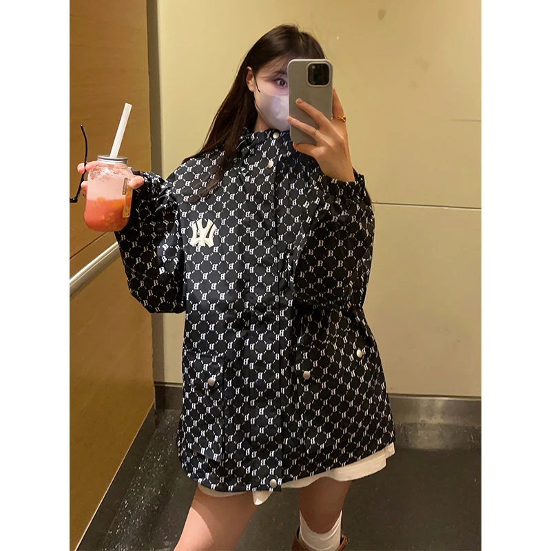 【专柜同款】 2025年秋男女款情侣装外套男防风满印老花潮牌夹克