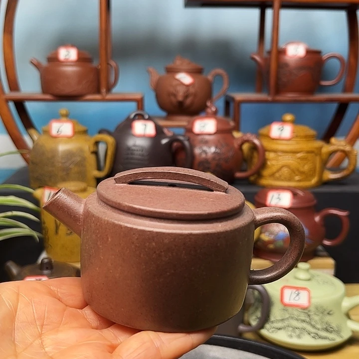 茶壶紫砂微瑕不带证书礼盒130cc