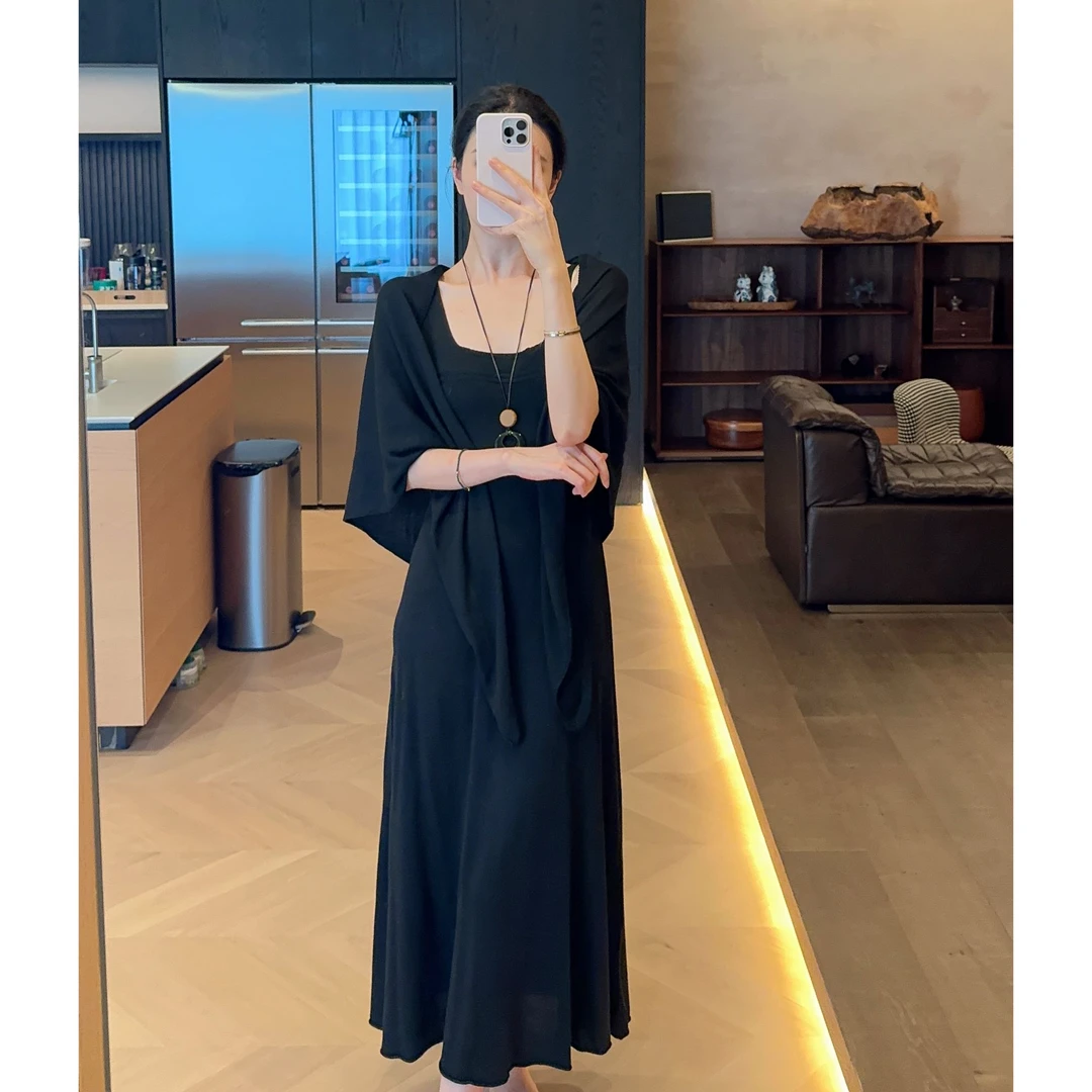 Zwinnie/詹维尼【披肩套装】氛围感赫本风春秋套装 GDD202510