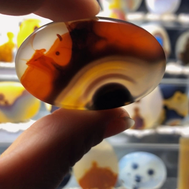 合金玛瑙/玉髓珠宝奇石105