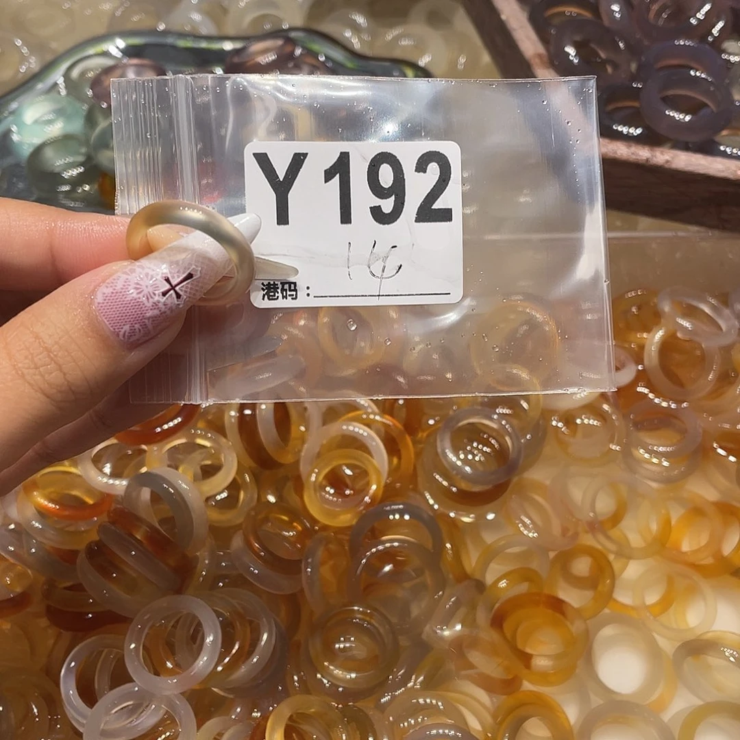 玛瑙/玉髓未镶嵌戒指192