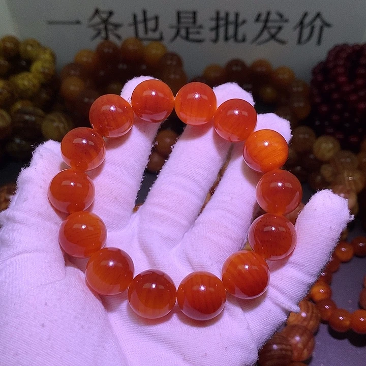 松木（琥珀木）手串/手链1.6 包浆玉化高货