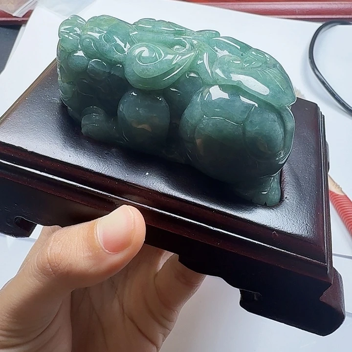 孤***）翡翠未镶嵌挂件天然翡翠直播闪购