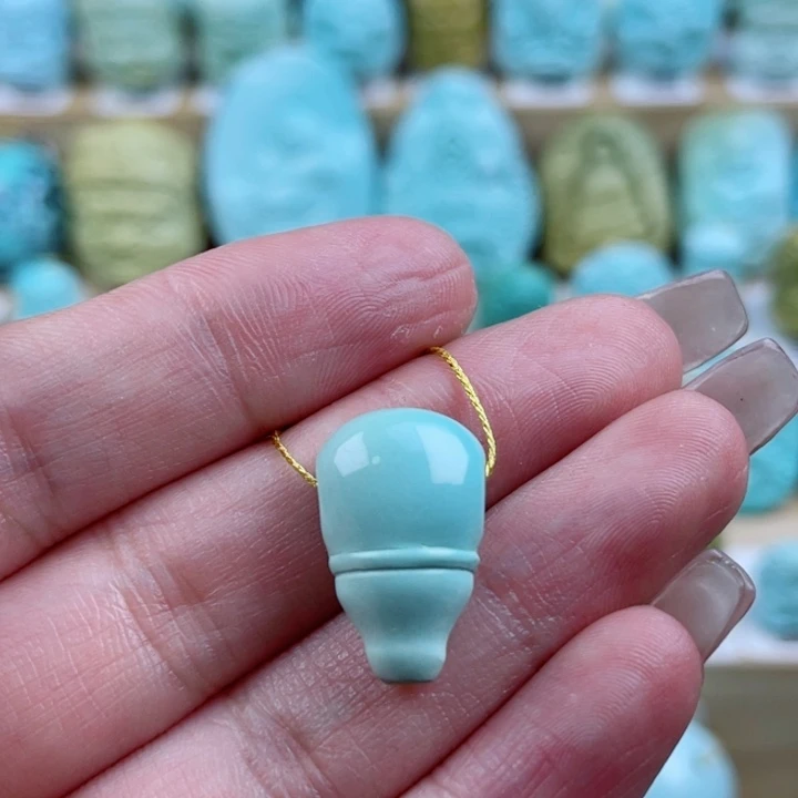 绿松石未镶嵌珠宝奇石12mm