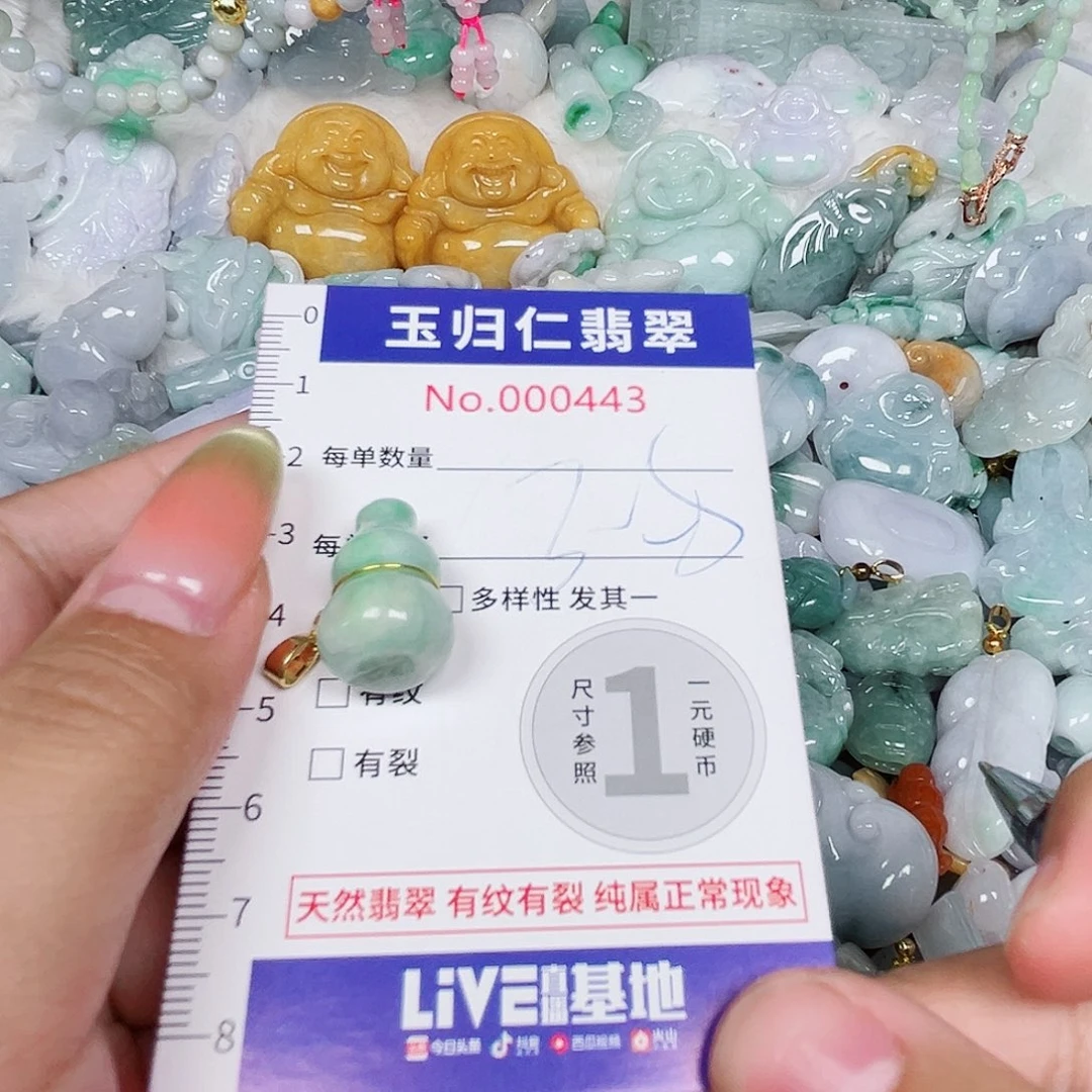 翡翠未镶嵌颈饰111
