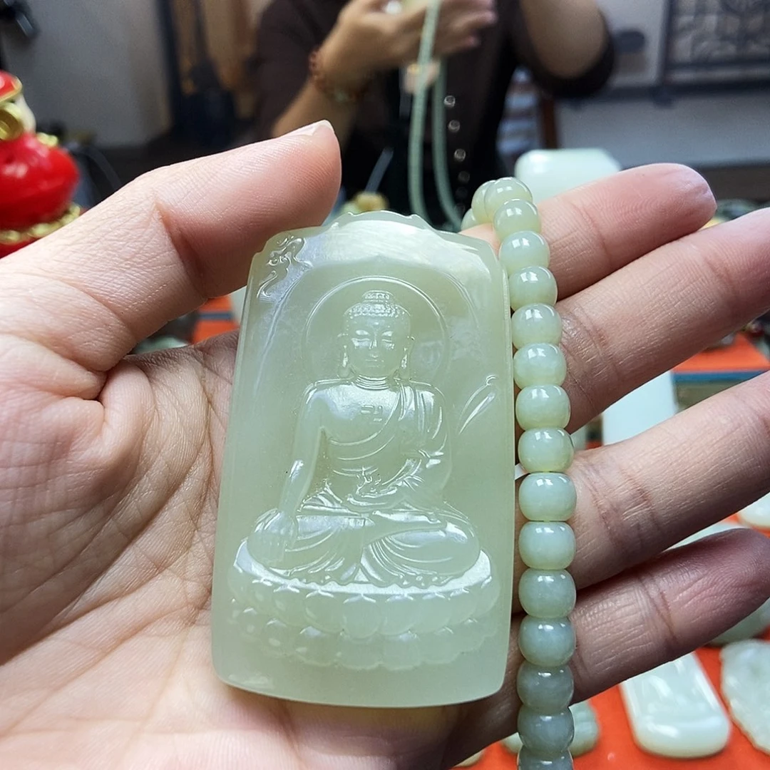 颈饰未镶嵌和田玉中****n