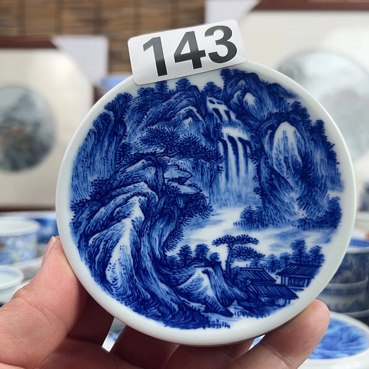 景德镇陶瓷手绘盖置