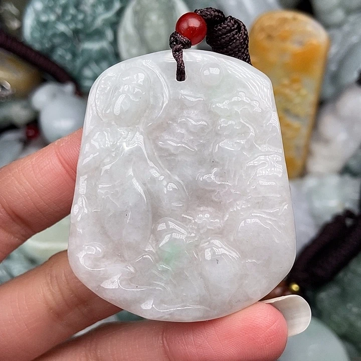 颈饰未镶嵌翡翠翡翠