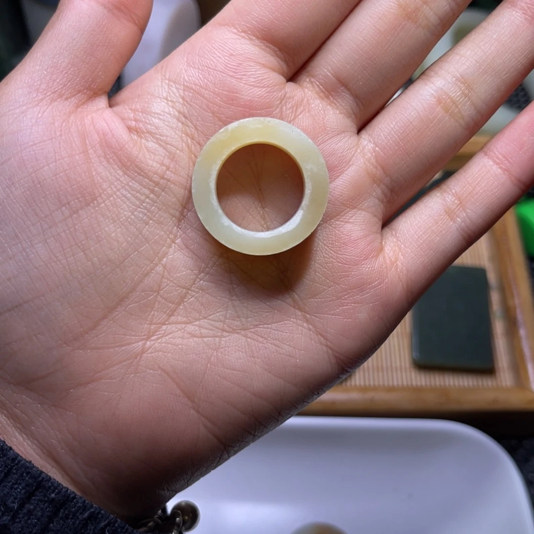 未镶嵌和田玉珠宝半成品18.5