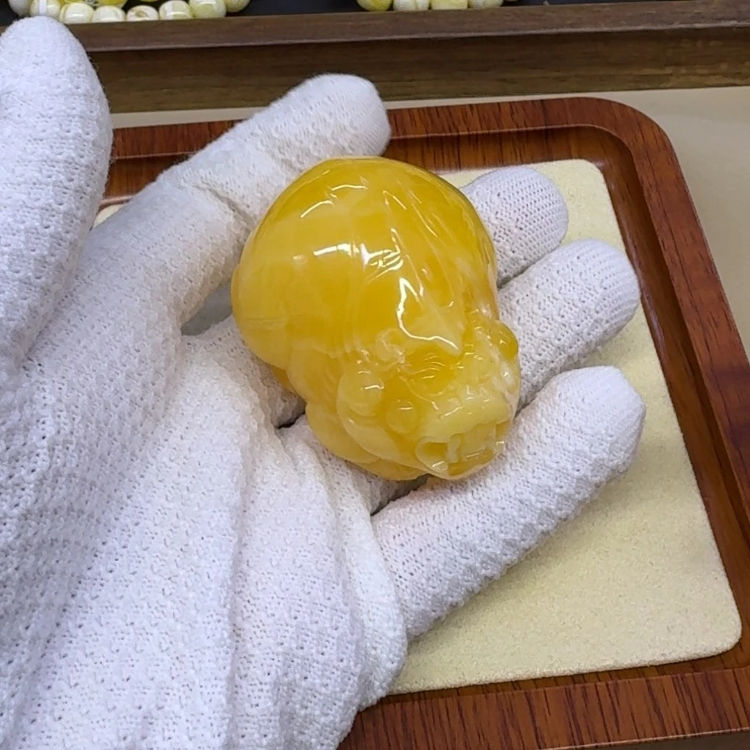 琥珀未镶嵌手链精工老型手串