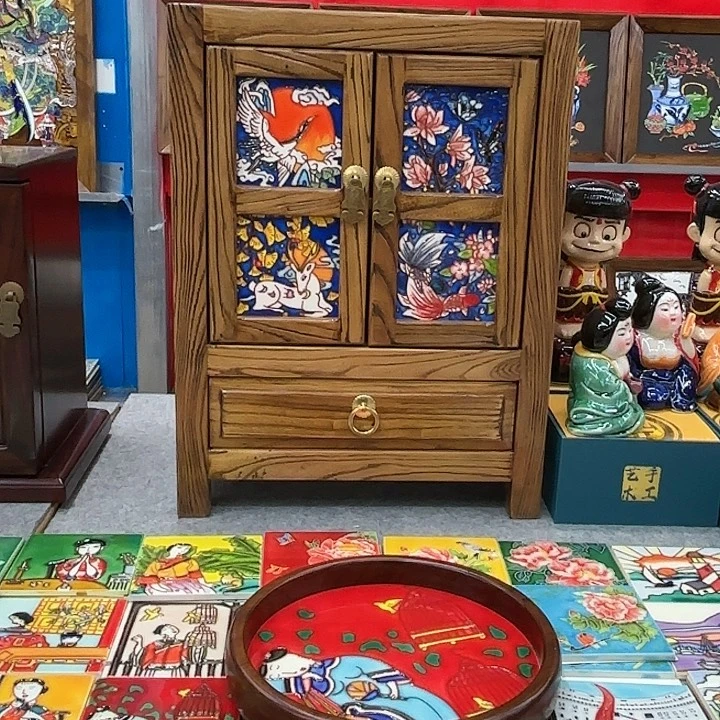 陶老榆木高度46柜子