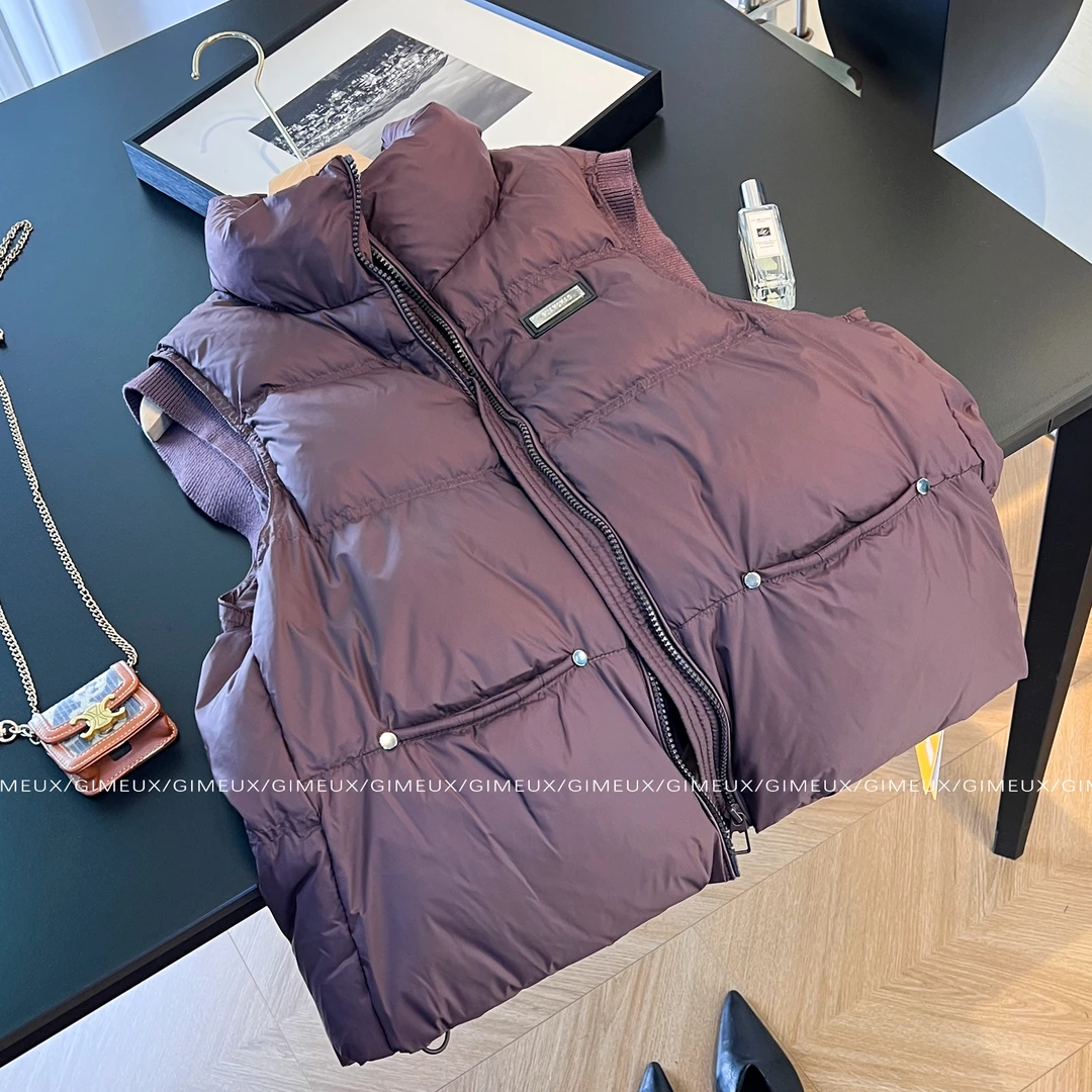 2025新款马甲女冬季高级感洋气时尚加厚保暖背心外套百搭马夹上衣