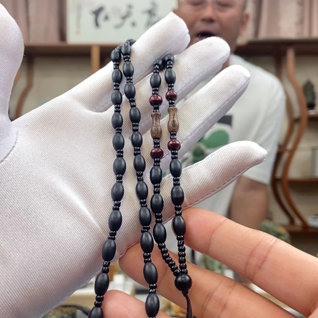 黑曜岩未镶嵌颈饰