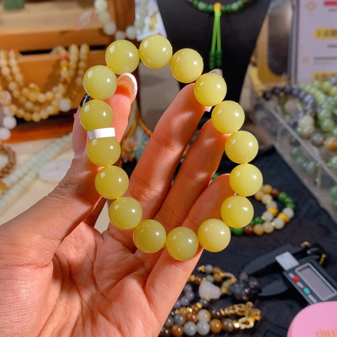 和田玉未镶嵌手链