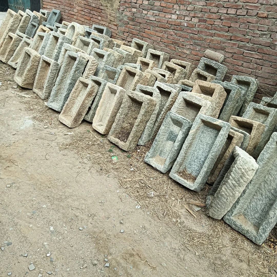 老式长方形石槽室内外庭院洗手池养花池鱼缸流水摆件组合石雕石头