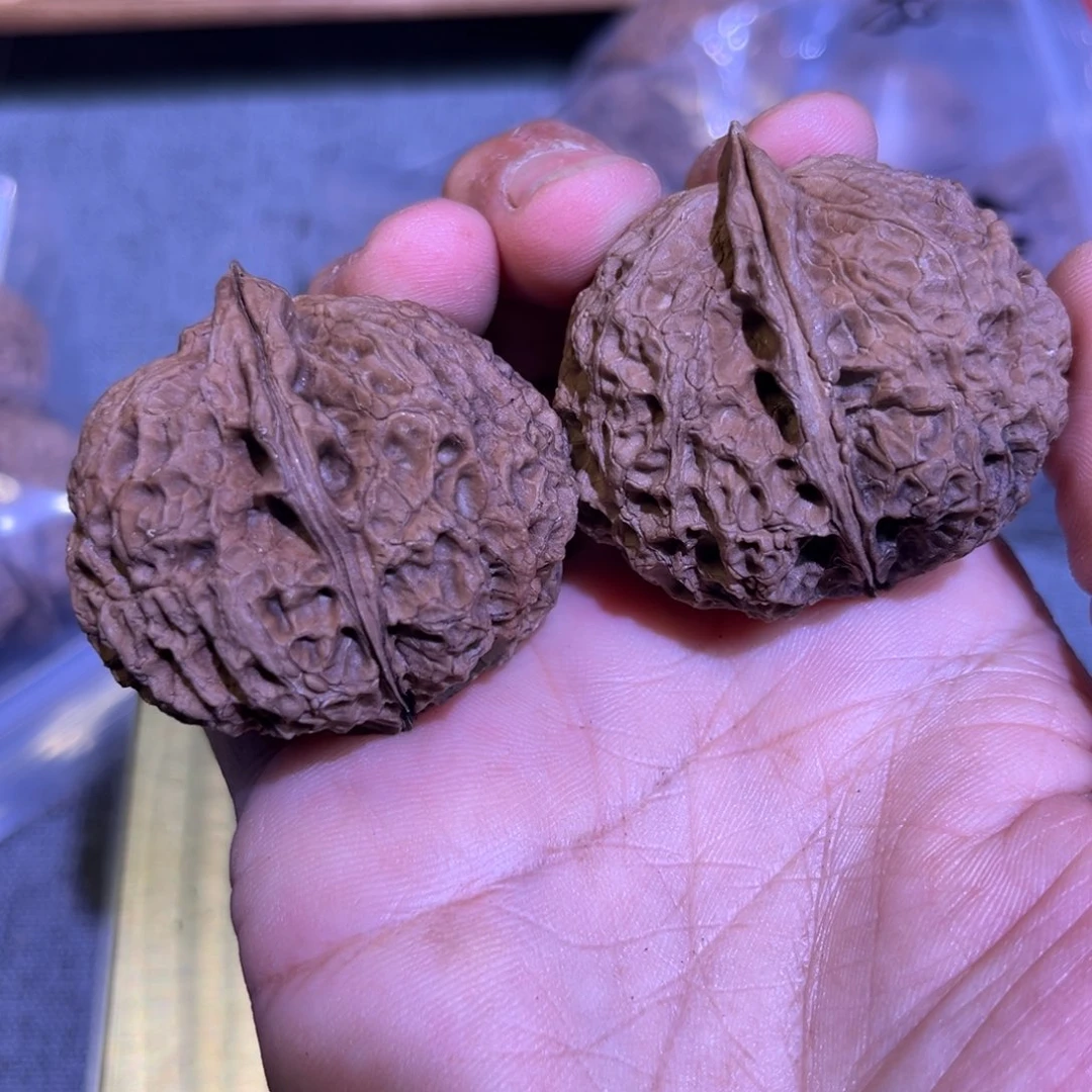 文玩核桃把件红旺云铁23号41mm