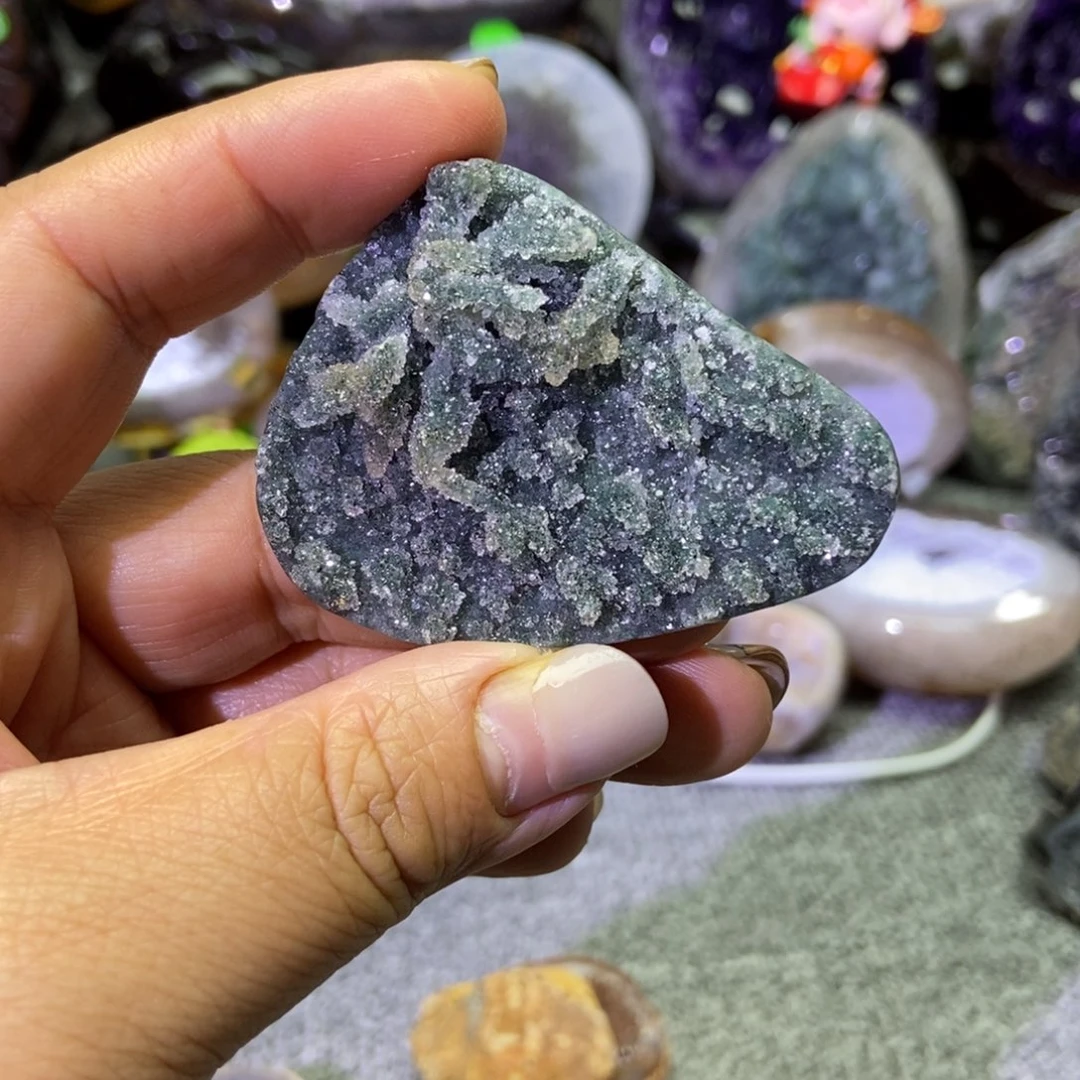 紫晶摆件未镶嵌水晶