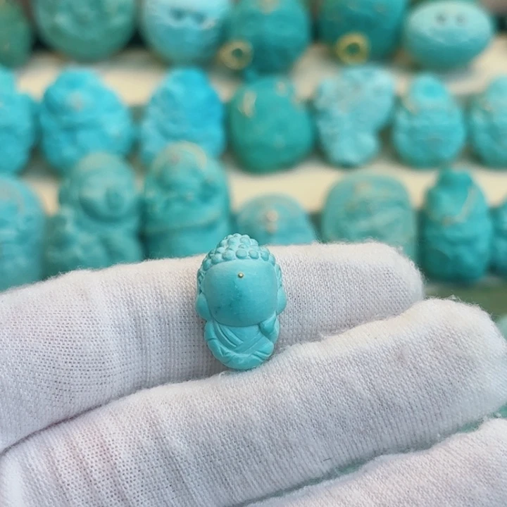 未镶嵌绿松石珠宝奇石