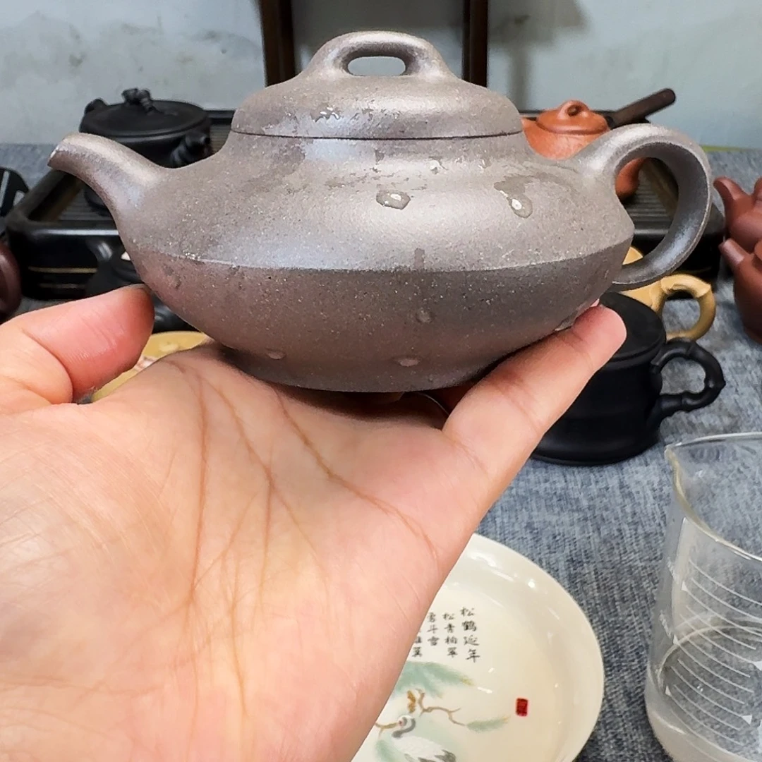 茶壶紫砂全手工紫砂壶合欢