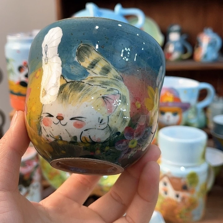 陶景德镇釉下手绘陶瓷