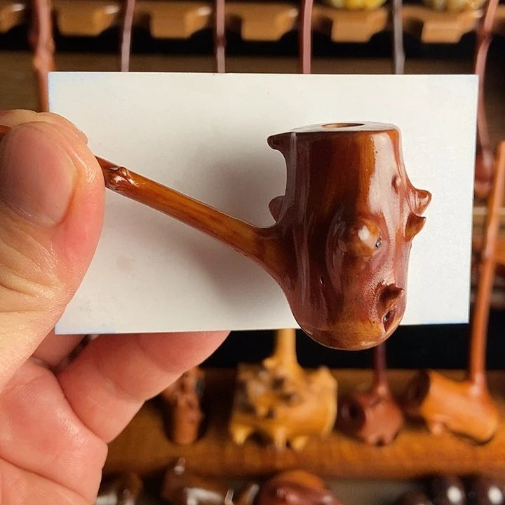 木檬子木文玩烟斗