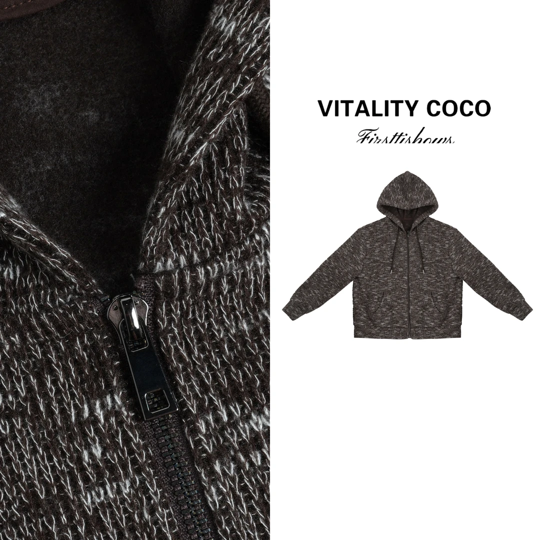 VITALITY COCO·LW系列新款女装 拉链女秋季连帽长袖短外套-2676