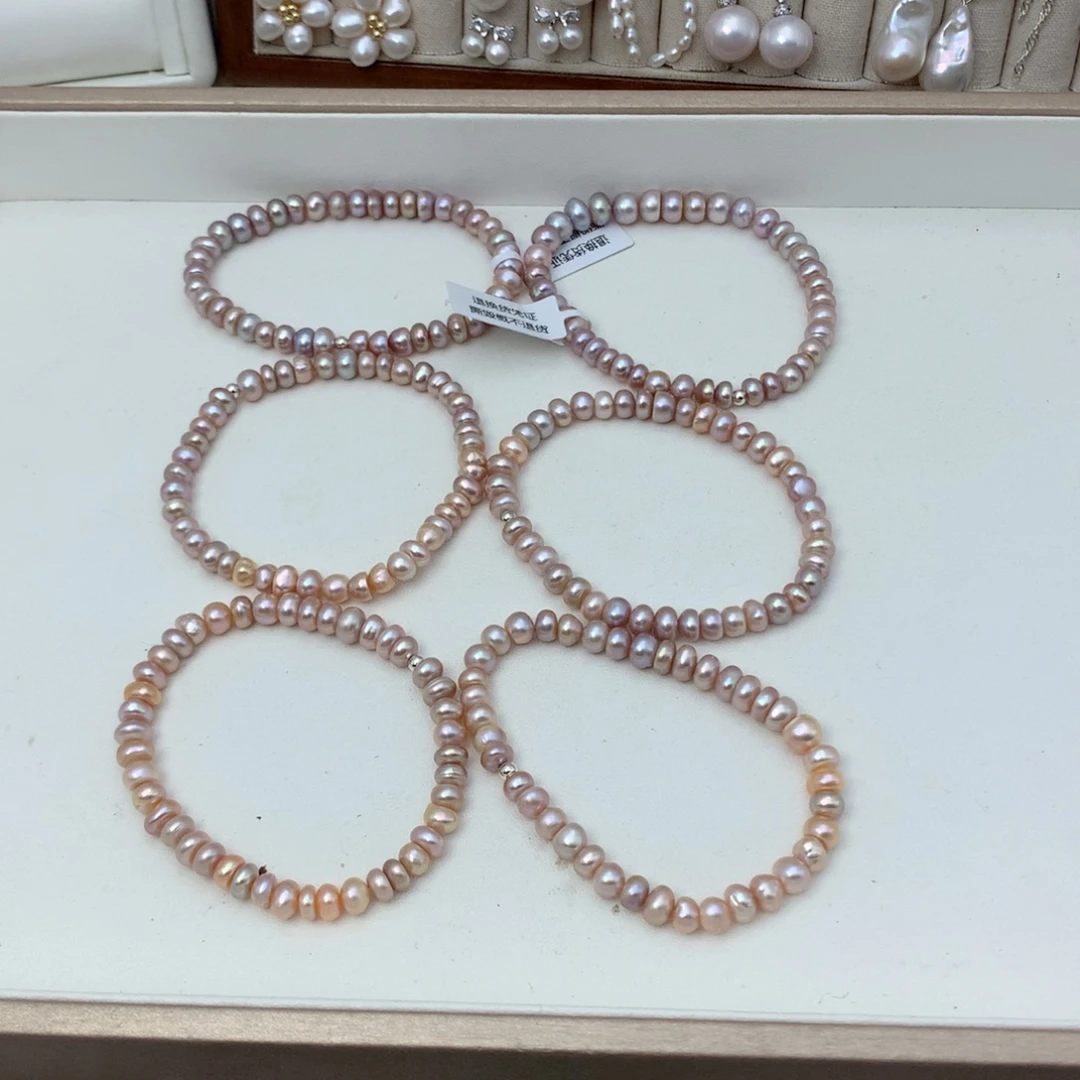 颈饰合金淡水珍珠