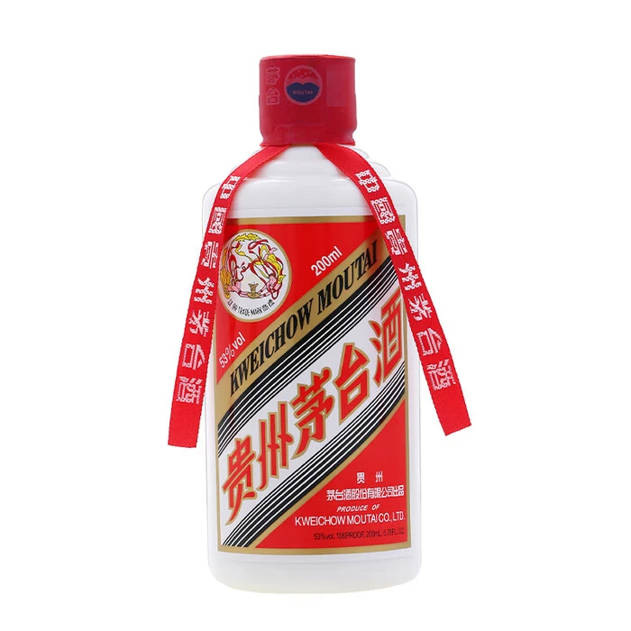 KWEICHOW MOUTAI/贵州茅台飞天茅台酱香型白酒53度200ml