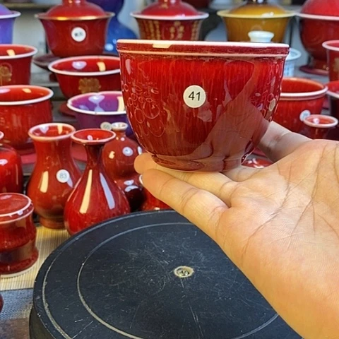 【闪购商品】景德镇名陶雅玩原矿郎红