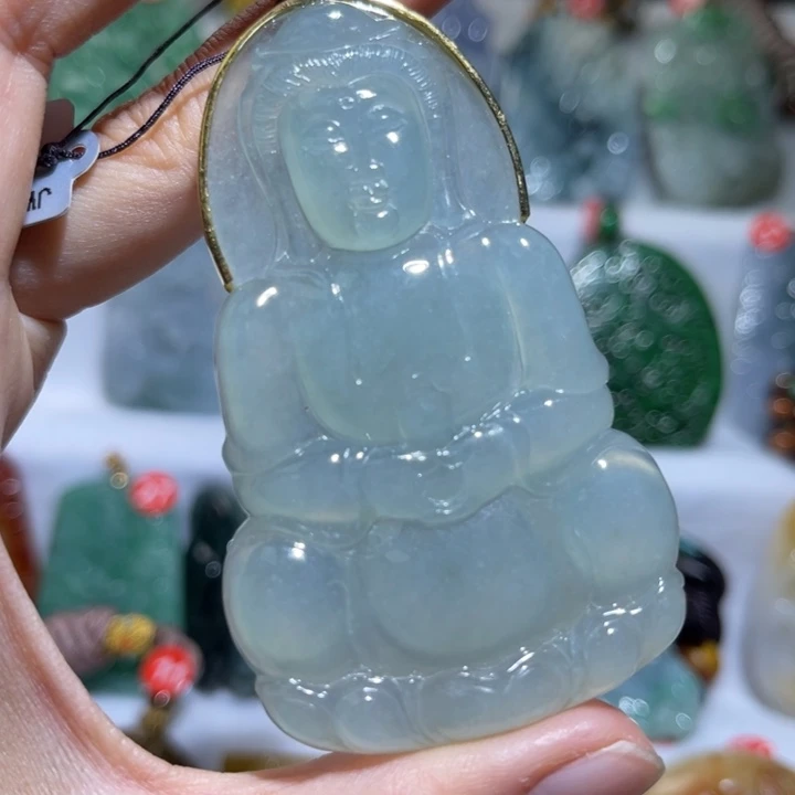 发***翡翠未镶嵌吊坠(不含链)
