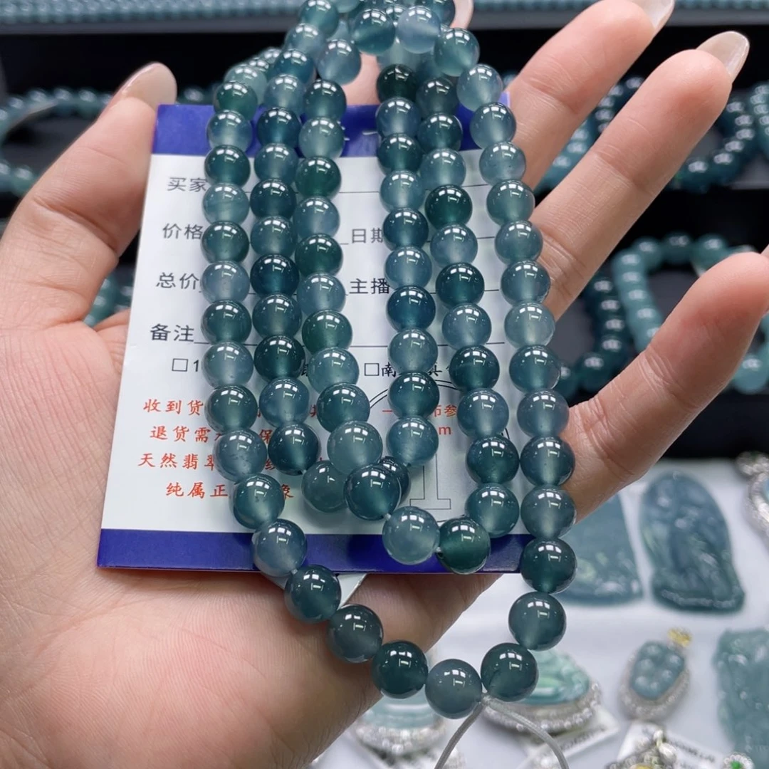 翡翠未镶嵌颈饰卡8