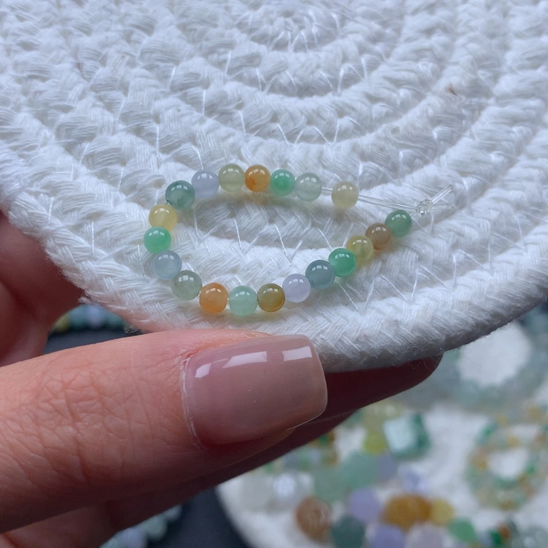 散珠翡翠天然翡翠3052卡3.5