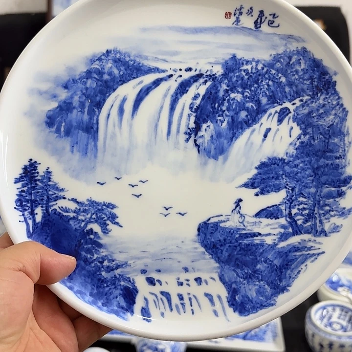 瓷片景德镇瓷器手工手绘