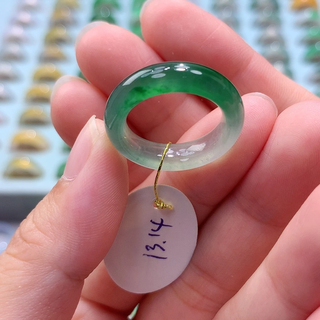 未镶嵌戒指翡翠1314圈