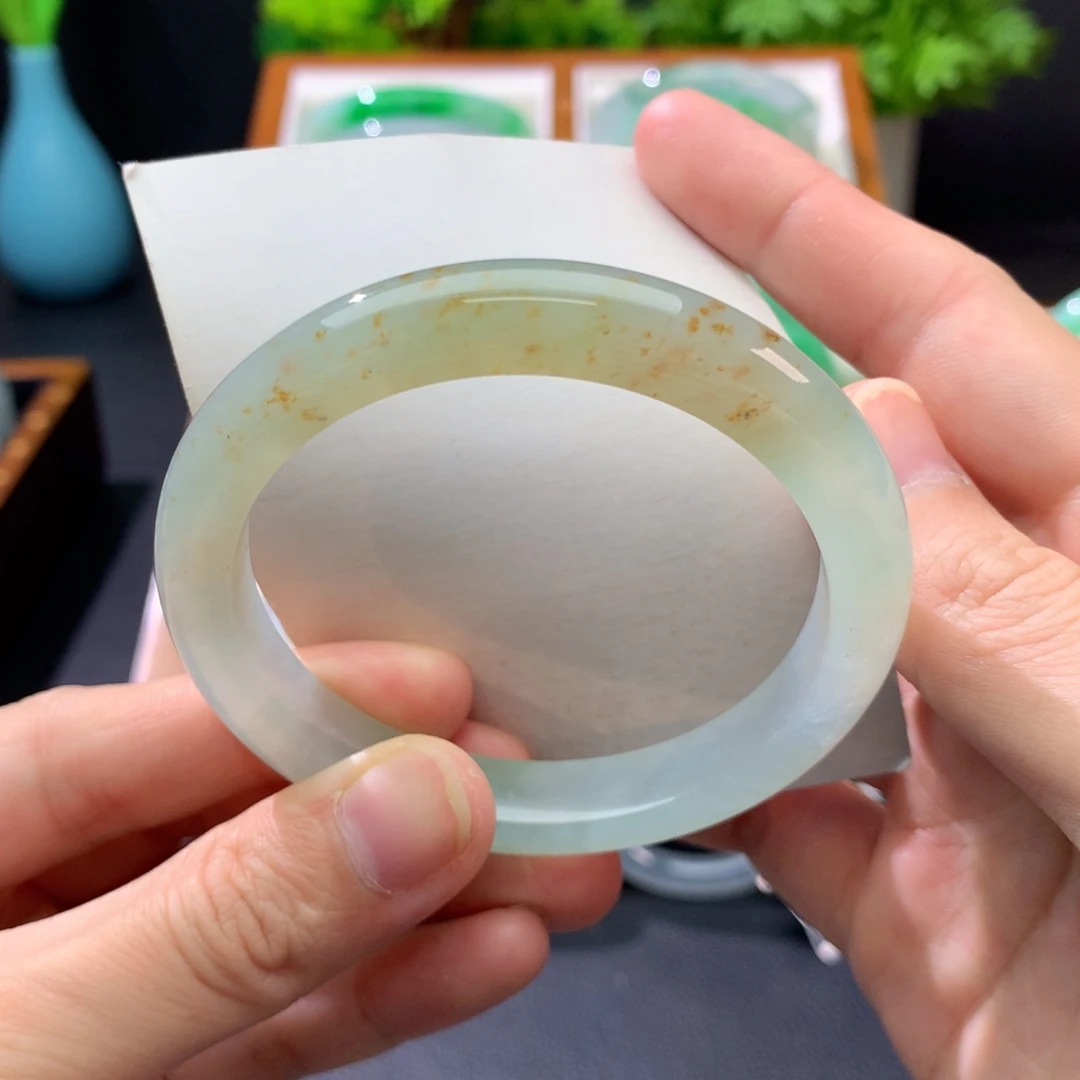 翡翠未镶嵌手镯闪购 11