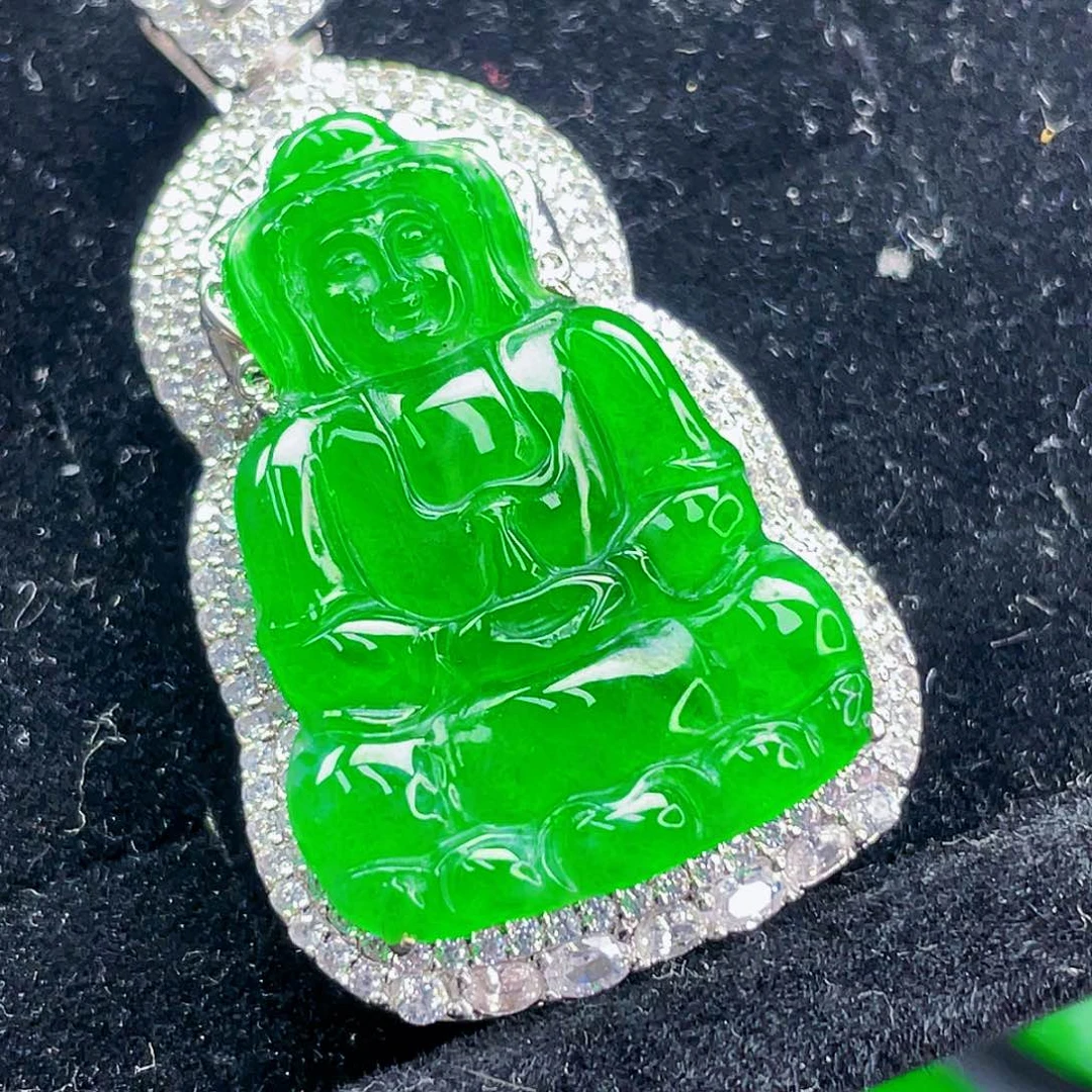 翡翠未镶嵌吊坠(不含链)888