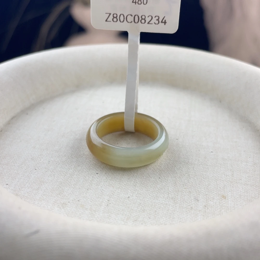 和田玉（糖玉）未镶嵌戒圈17.15