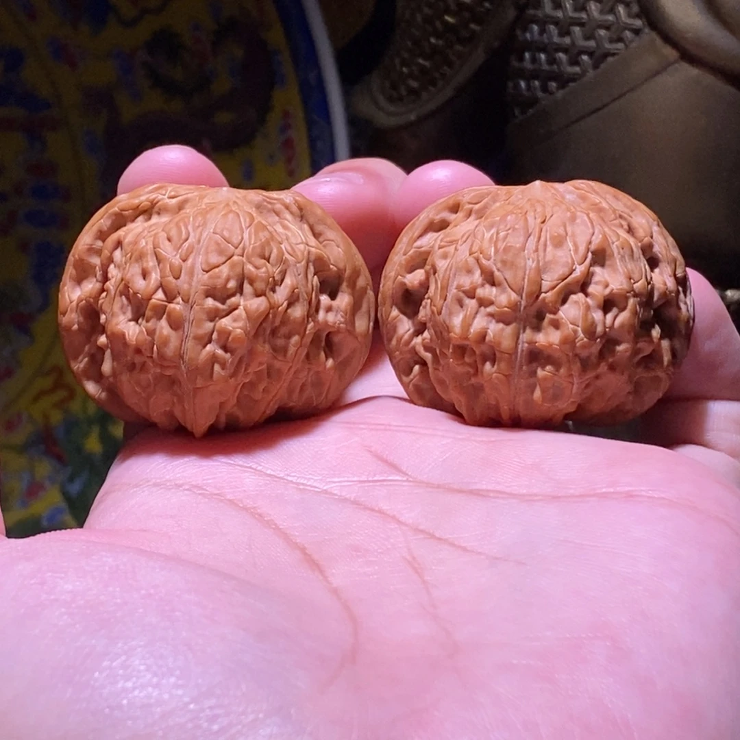 文玩核桃吊坠全品42正磨狮子头