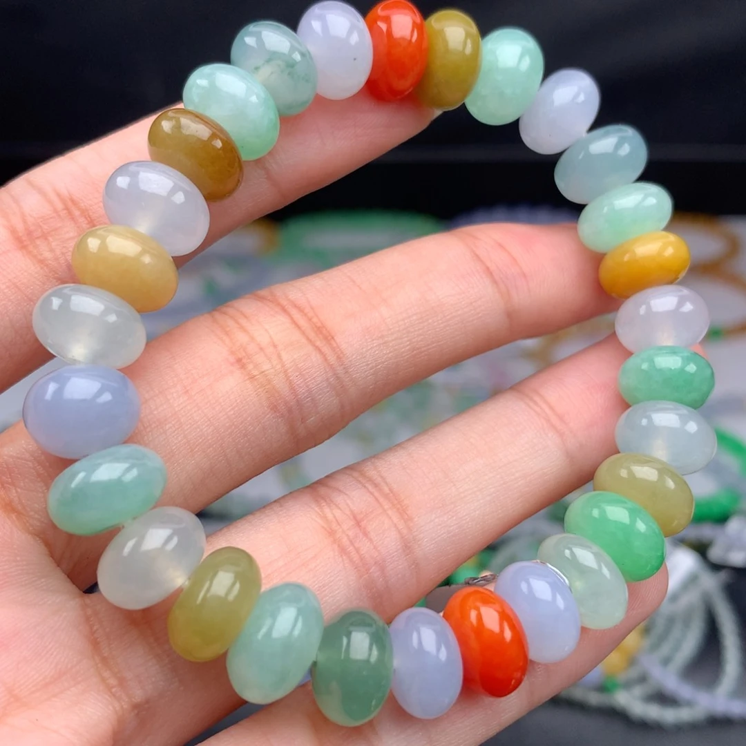 翡翠手链未镶嵌卡