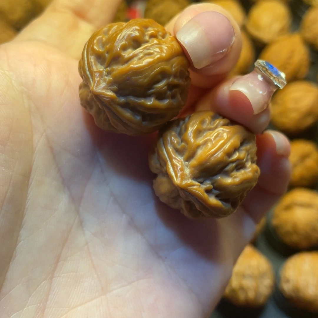 茶***凉文玩核桃把件核桃