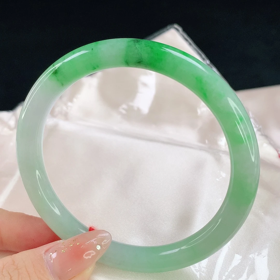 未镶嵌手镯翡翠61圆条